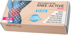Knee Active Plus - magnetický obvaz pro zmírnění bolesti kolena - recenze - akční - kapky