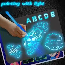 Fluorescent Drawing Board - magický obraz - akční - krém - forum